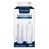 Набор из 2 прозрачных насадок на член Seductive Tickler Sleeves Set - NMC - в Домодедово купить с доставкой