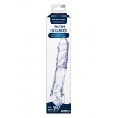 Прозрачная насадка-удлинитель Length Enhancer с подхватом - 22,3 см. - NMC - в Домодедово купить с доставкой