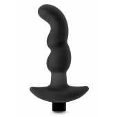 Черный вибромассажер простаты Prostate Massager 03 - 15,2 см. - Blush Novelties - в Домодедово купить с доставкой