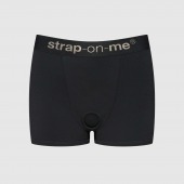 Черные трусики-боксеры для фиксации насадок Strap-on-me Harness Lingerie Allure - size XL - Strap-on-me - купить с доставкой в Домодедово
