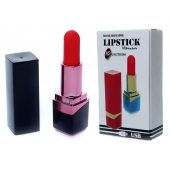 Черный мини-вибратор в форме помады - Boys of Toys