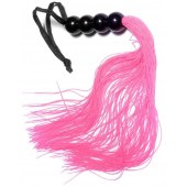 Розовая силиконовая плеть - 35,5 см. - Boys of Toys - купить с доставкой в Домодедово