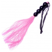 Розовая силиконовая плеть - 35,5 см. - Boys of Toys - купить с доставкой в Домодедово