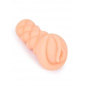 Телесный мастурбатор-вагина с вибропулей и эрекционными кольцами в комплекте - Sexy Girl - в Домодедово купить с доставкой