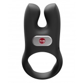 Черное эрекционное виброкольцо Nos - Fun Factory - в Домодедово купить с доставкой