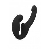 Черный безремневой страпон Share Lite - Fun Factory - купить с доставкой в Домодедово