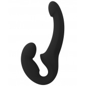 Черный безремневой страпон Share Lite - Fun Factory - купить с доставкой в Домодедово