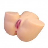 Телесный мастурбатор Liora с 2 любовными тоннелями - Baile - в Домодедово купить с доставкой