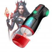 Интерактивный мастурбатор Raven с вакуумом, вибрацией и подсветкой - Shots Media BV - в Домодедово купить с доставкой