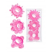 Комплект из 3 розовых эрекционных колец - Erowoman-Eroman - в Домодедово купить с доставкой