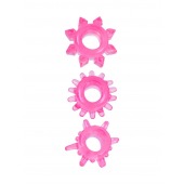 Комплект из трех розовых эрекционных колец - Erowoman-Eroman - в Домодедово купить с доставкой