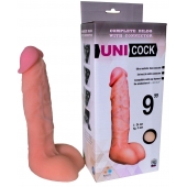Фаллическая насадка Харнесс UNICOCK 9  - 24 см. - LOVETOY (А-Полимер) - купить с доставкой в Домодедово