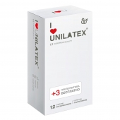 Ультратонкие презервативы Unilatex Ultra Thin - 12 шт. + 3 шт. в подарок - Unilatex - купить с доставкой в Домодедово