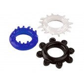 Набор из 3 разноцветных эрекционных колец - A-toys - в Домодедово купить с доставкой