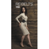 Пояс с клёпками Yona Black - Rebelts - купить с доставкой в Домодедово
