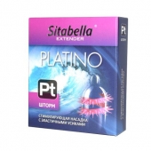 Стимулирующая насадка со спиралью из усиков Platino  Шторм - Sitabella - купить с доставкой в Домодедово