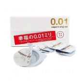 Супер тонкие презервативы Sagami Original 0.01 - 5 шт. - Sagami - купить с доставкой в Домодедово