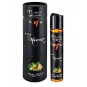 Массажное масло с ароматом экзотических фруктов Huile de Massage Gourmande Fruits Exotiques - 59 мл. - Plaisir Secret - купить с доставкой в Домодедово