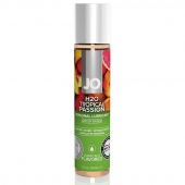 Смазка с ароматом тропических фруктов JO Flavored Tropical Passion - 30 мл. - System JO - купить с доставкой в Домодедово
