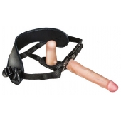 Женский страпон с вагинальной пробкой Woman Strap - 18 см. - LOVETOY (А-Полимер) - купить с доставкой в Домодедово