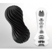 Мастурбатор FLEX Rocky Black с плотным рельефом - Tenga - в Домодедово купить с доставкой