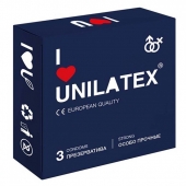 Ультрапрочные презервативы Unilatex Extra Strong - 3 шт. - Unilatex - купить с доставкой в Домодедово