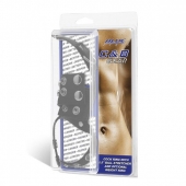 Утяжка на пенис и мошонку Cock Ring With 1.5  Ball Stretcher And Optional Weight Ring - BlueLine - купить с доставкой в Домодедово