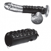 Сбруя на член на шнуровке 5  Cock Sheath - BlueLine - купить с доставкой в Домодедово