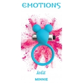 Голубое эрекционное виброколечко Emotions Minnie Breeze - Lola Games - в Домодедово купить с доставкой