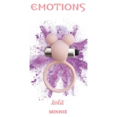 Розовое эрекционное виброколечко Emotions Minnie Light pink - Lola Games - в Домодедово купить с доставкой