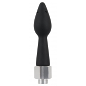 Чёрная анальная насадка для душа Anal Douche Rear Splash - Orion - купить с доставкой в Домодедово