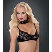 Полиуретановый ошейник с пуклями и D-кольцами Collar with Studs - Blush Novelties - купить с доставкой в Домодедово