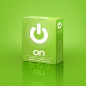 Цветные ароматизированные презервативы ON) Fruit   Color - 3 шт. - ON) - купить с доставкой в Домодедово