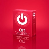 Супертонкие презервативы ON) Super Thin - 3 шт. - ON) - купить с доставкой в Домодедово