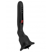 Чёрный вибростимулятор для головки члена с эффектом всасывания Vibrating Roto-Sucker - Pipedream - в Домодедово купить с доставкой