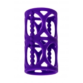 Фиолетовая насадка-сетка на член - A-toys - в Домодедово купить с доставкой