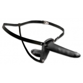 Женский страпон с вагинальной пробкой Double Penetrix Strap-on - 15 см. - Pipedream - купить с доставкой в Домодедово