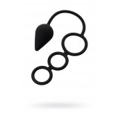 Тройное эрекционное кольцо с анальным хвостом Drop M-size - Erotist Adult Toys - в Домодедово купить с доставкой