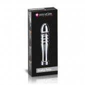Ребристый фаллоимитатор для электростимуляции Funky Fella Rill Dildo - 13 см. - MyStim - купить с доставкой в Домодедово