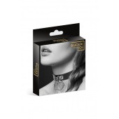 Узенький ошейник из полиуретана с кольцом - Bijoux Pour Toi - купить с доставкой в Домодедово