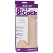 Ультрареалистичная насадка для трусиков Vac-U-Lock 8  ULTRASKYN Cock - 20,57 см. - Doc Johnson - купить с доставкой в Домодедово