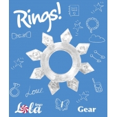 Прозрачное эрекционное кольцо Rings Gear - Lola Games - в Домодедово купить с доставкой