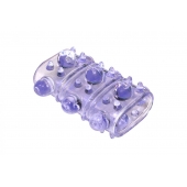 Фиолетовая насадка на пенис Rings Armour - Lola Games - в Домодедово купить с доставкой