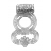 Прозрачное эрекционное кольцо Rings Treadle с подхватом - Lola Games - в Домодедово купить с доставкой