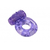 Фиолетовое эрекционное кольцо с вибрацией Rings Axle-pin - Lola Games - в Домодедово купить с доставкой
