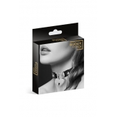 Черный чокер с замком в форме сердца - Bijoux Pour Toi - купить с доставкой в Домодедово