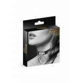 Черный чокер с двумя кольцами - Bijoux Pour Toi - купить с доставкой в Домодедово