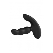 Черный силиконовый стимулятор простаты Levett Nitoc с пультом ДУ - Levett - в Домодедово купить с доставкой