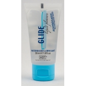 Интимная смазка на водной основе Glide - 30 мл. - HOT - купить с доставкой в Домодедово