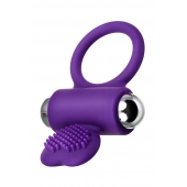 Фиолетовое виброкольцо с ресничками JOS PERY - JOS - в Домодедово купить с доставкой
